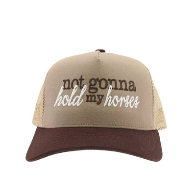 Hold Horses Embroidered Trucker Hat