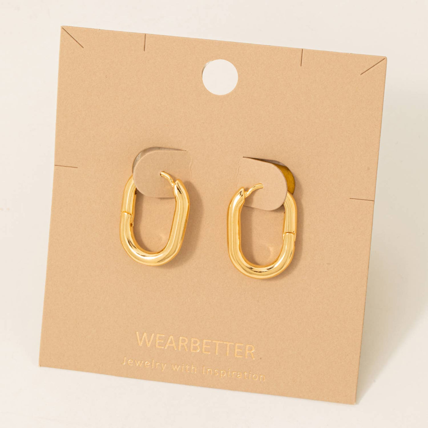 Oval Hoop Earrings