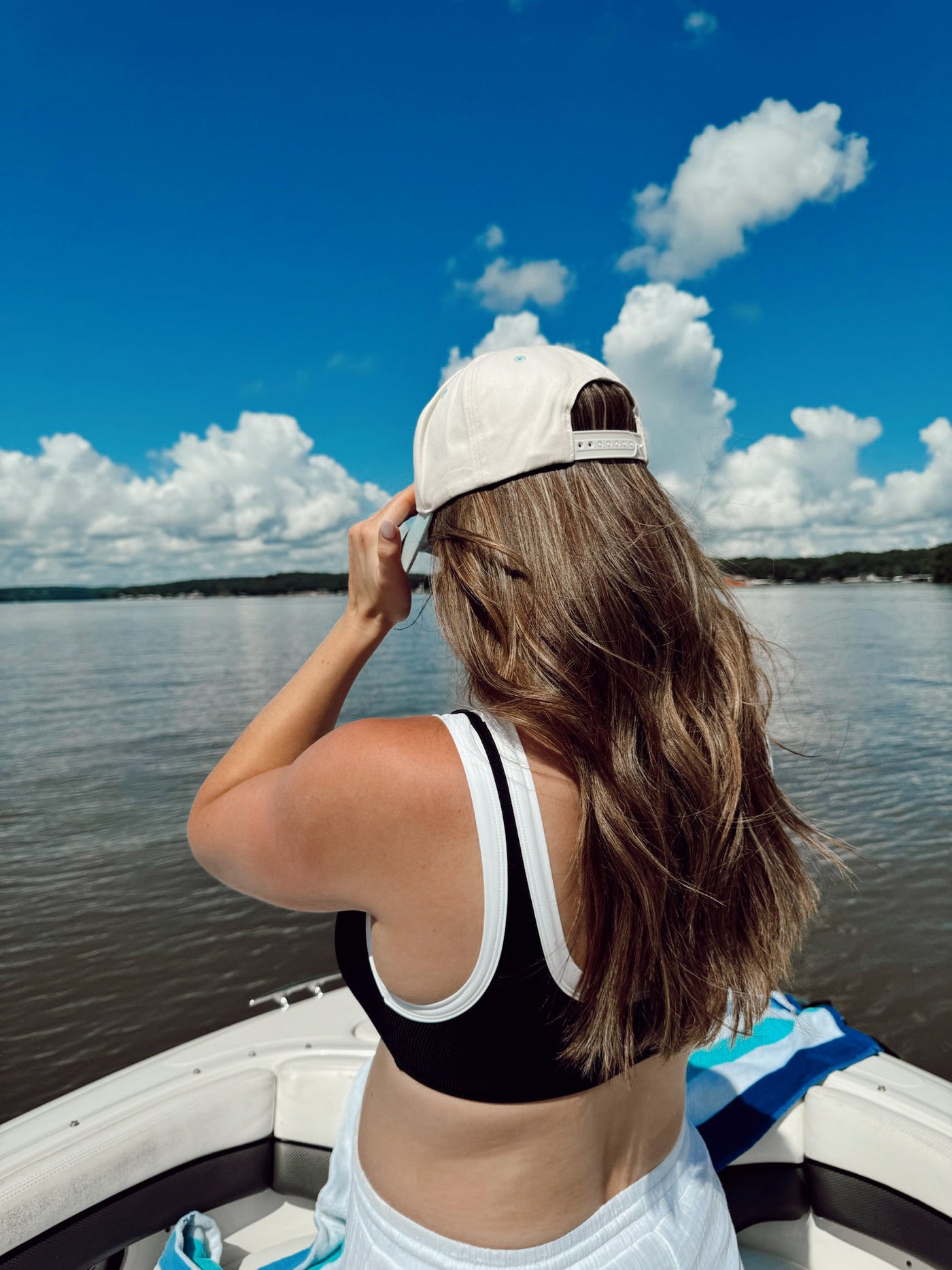 Lake it Easy - Navy Vintage Trucker Hat