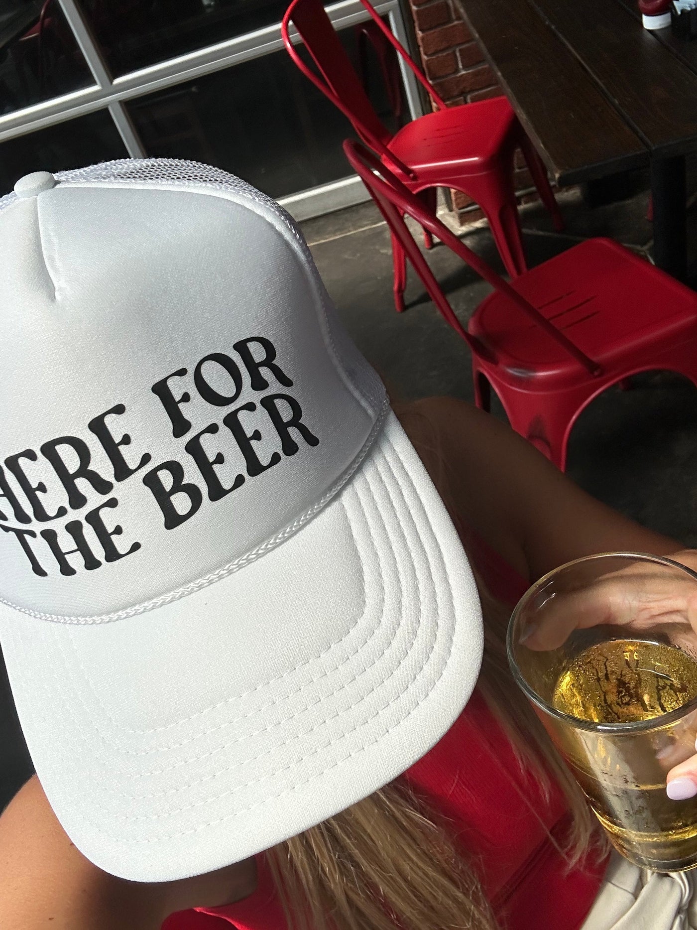 Here for the Beer Trucker Hat