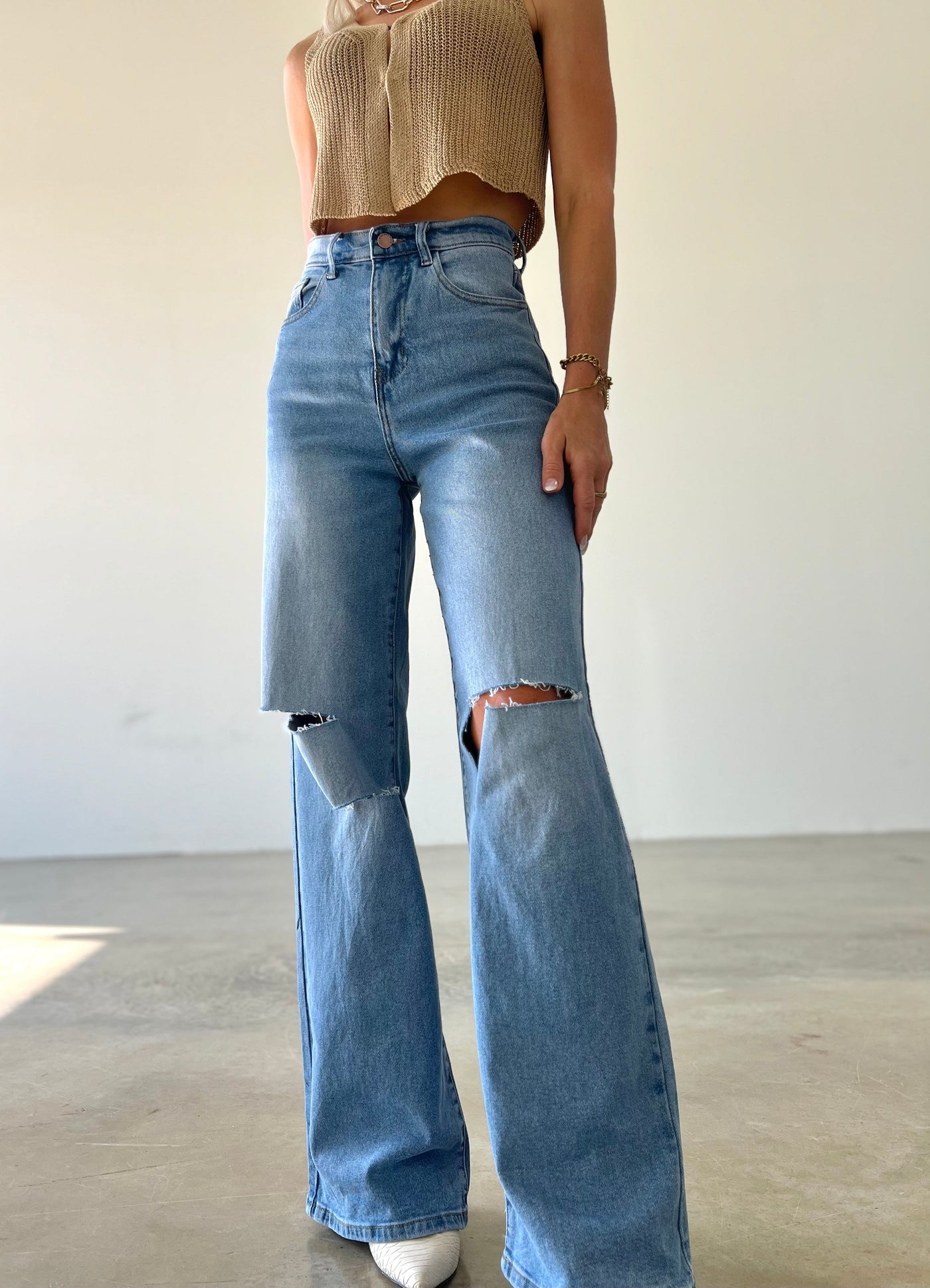 The Hailey Straight Leg Jean