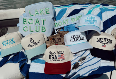 Boat Captain - White Foam Trucker Hat