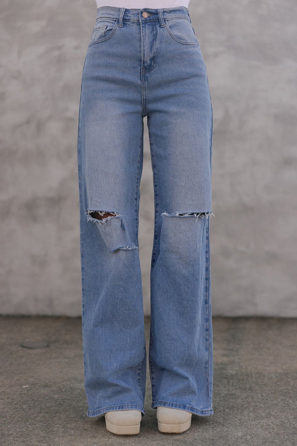 The Hailey Straight Leg Jean