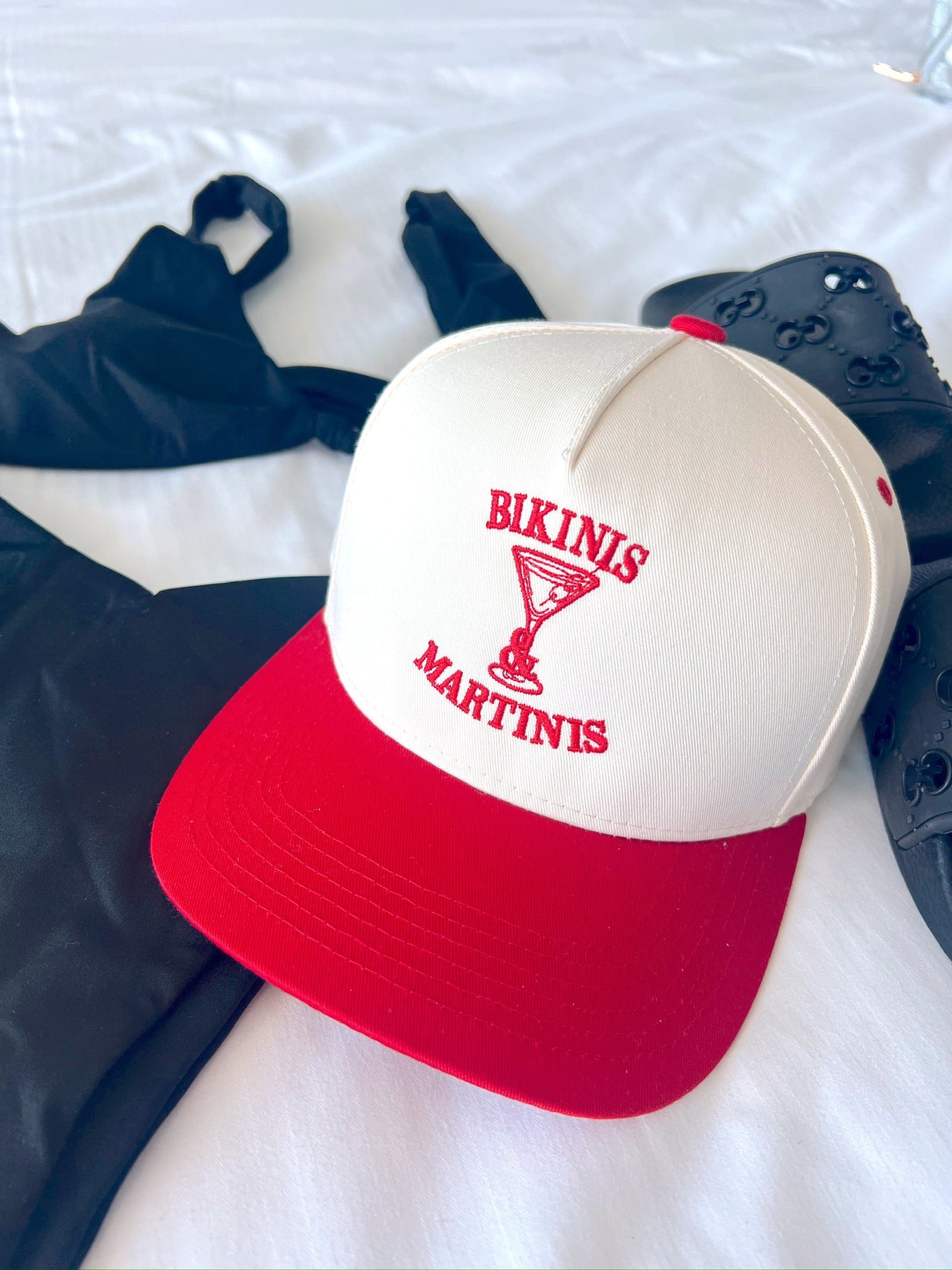 Bikinis & Martinis Vintage Trucker Hat