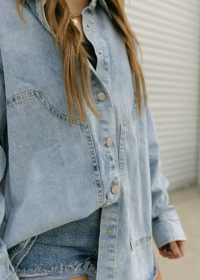 Washed Denim Shirt