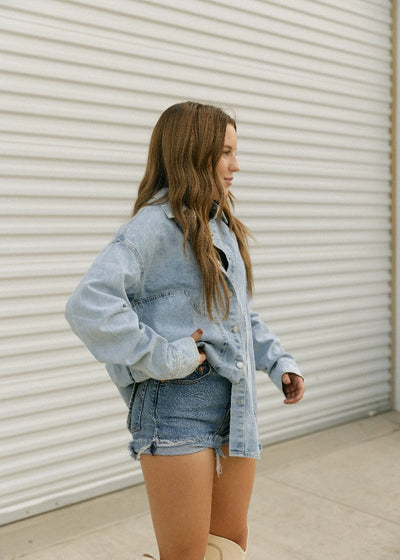 Washed Denim Shirt