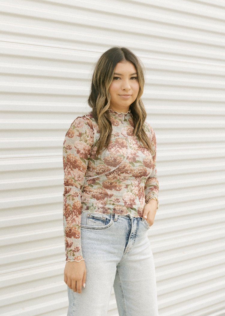 Floral Long Sleeve Top