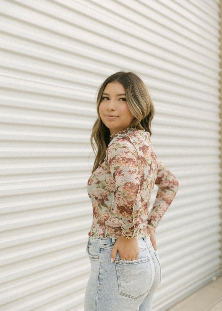 Floral Long Sleeve Top