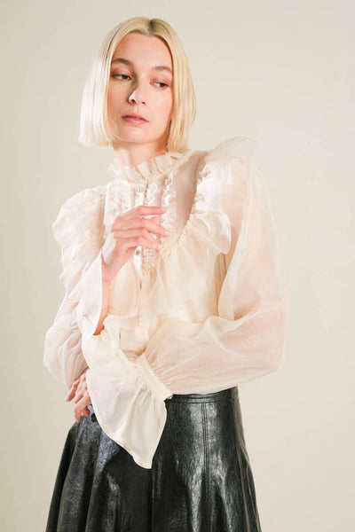 TO MY LOVE WOVEN BLOUSE