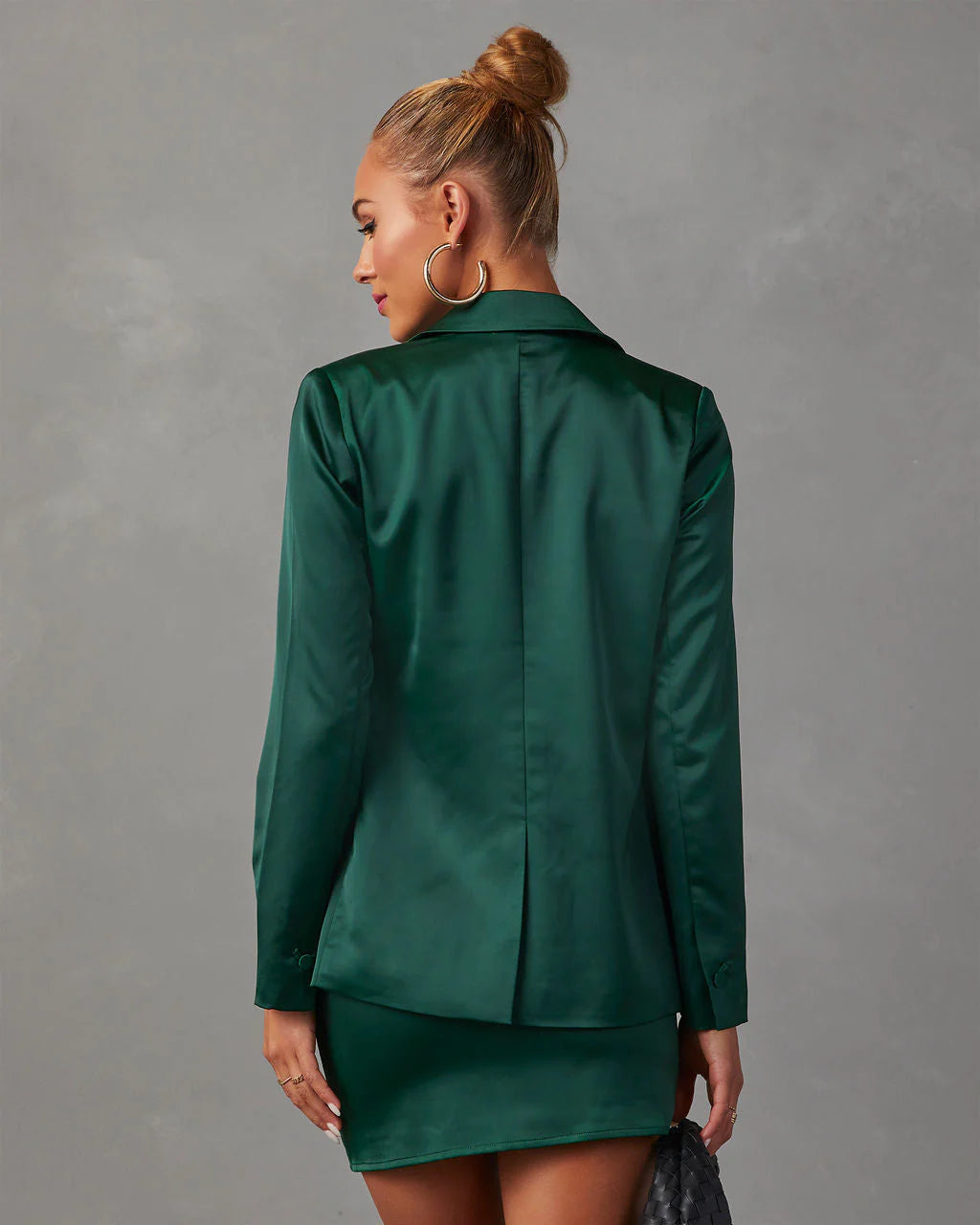 Satiny blazer