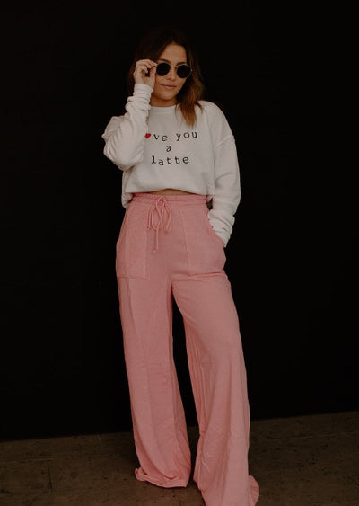 Wide leg pants w/ pockets