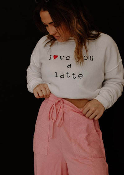 Love latte crewneck