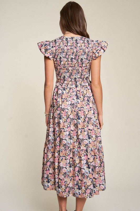 Floral Midi Dress - ONLINE ONLY