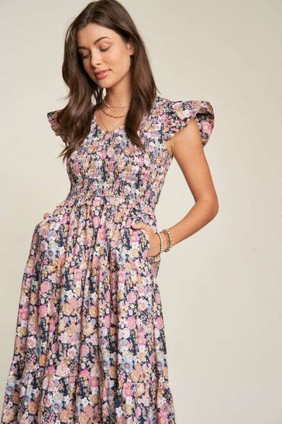 Floral Midi Dress - ONLINE ONLY