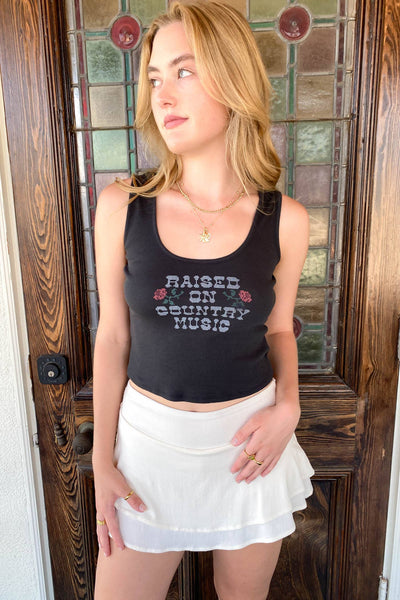Country Music Graphic Tank Top