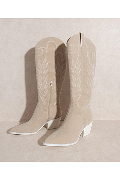 SAMARA-knee western boots - ONLINE ONLY