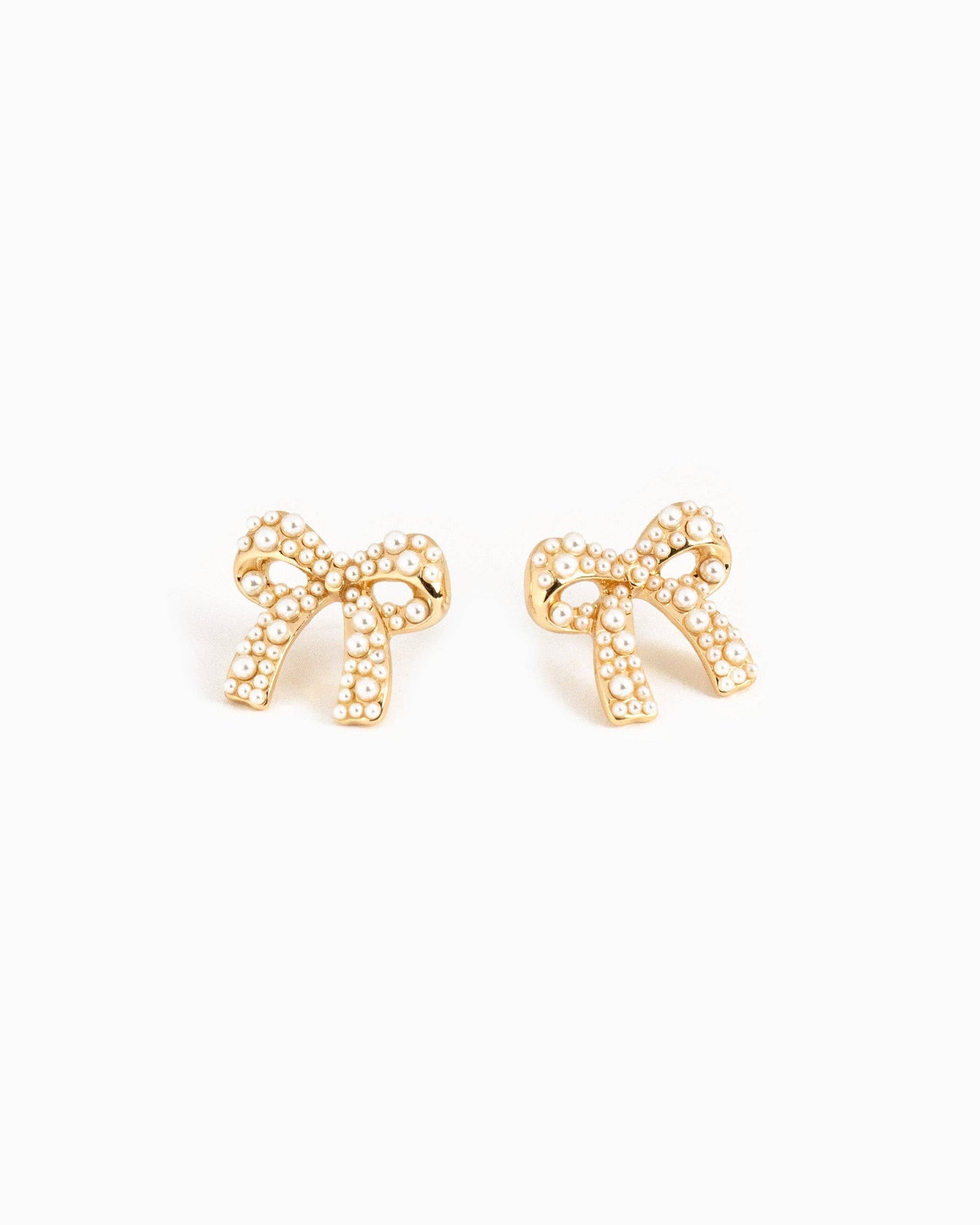 The Annie Pearl Bow Earrings