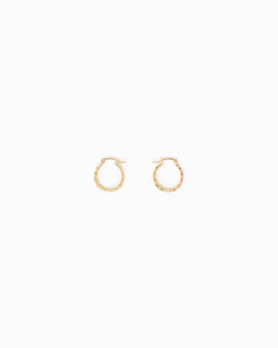 The Avery Checkered Hoop Earrings