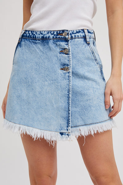 Fall in Love Denim Skort