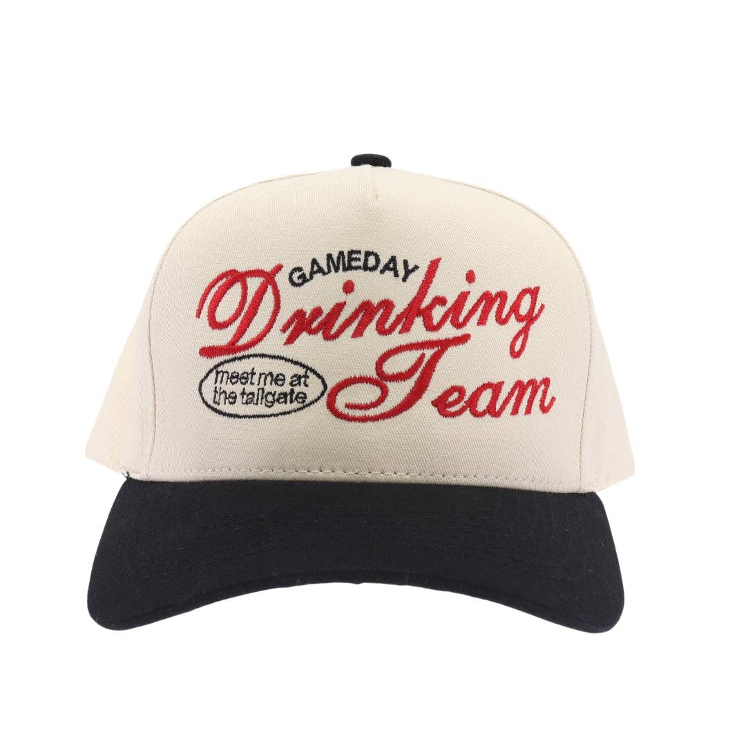 Drinking Team Embroidered Trucker Hat