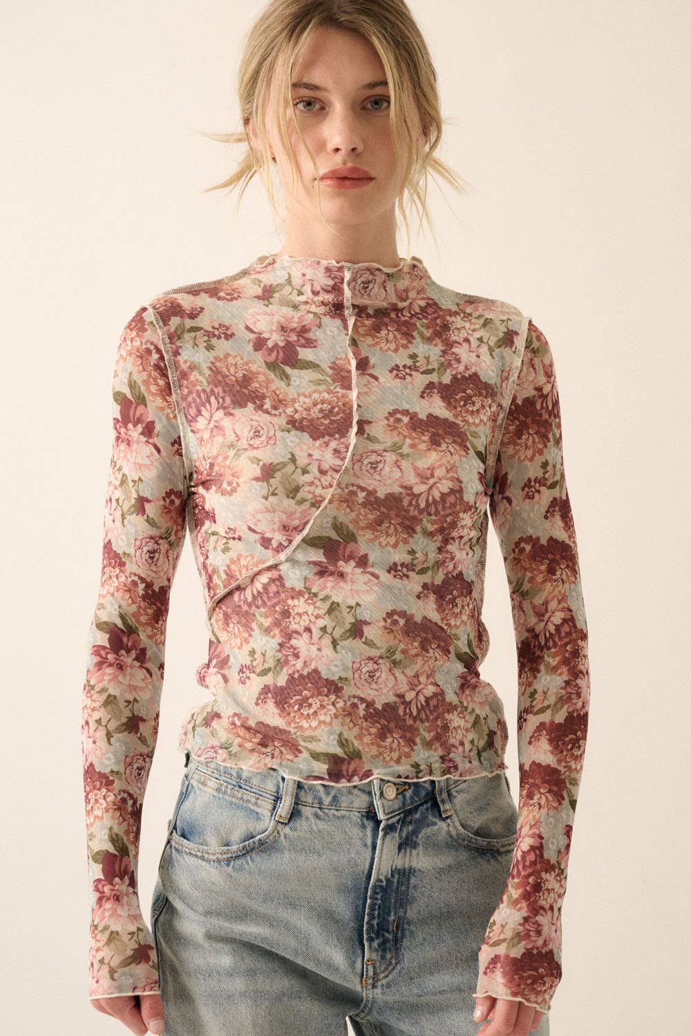 Floral Long Sleeve Top