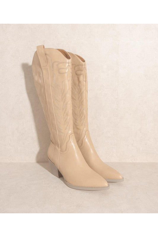 SAMARA-knee western boots - ONLINE ONLY