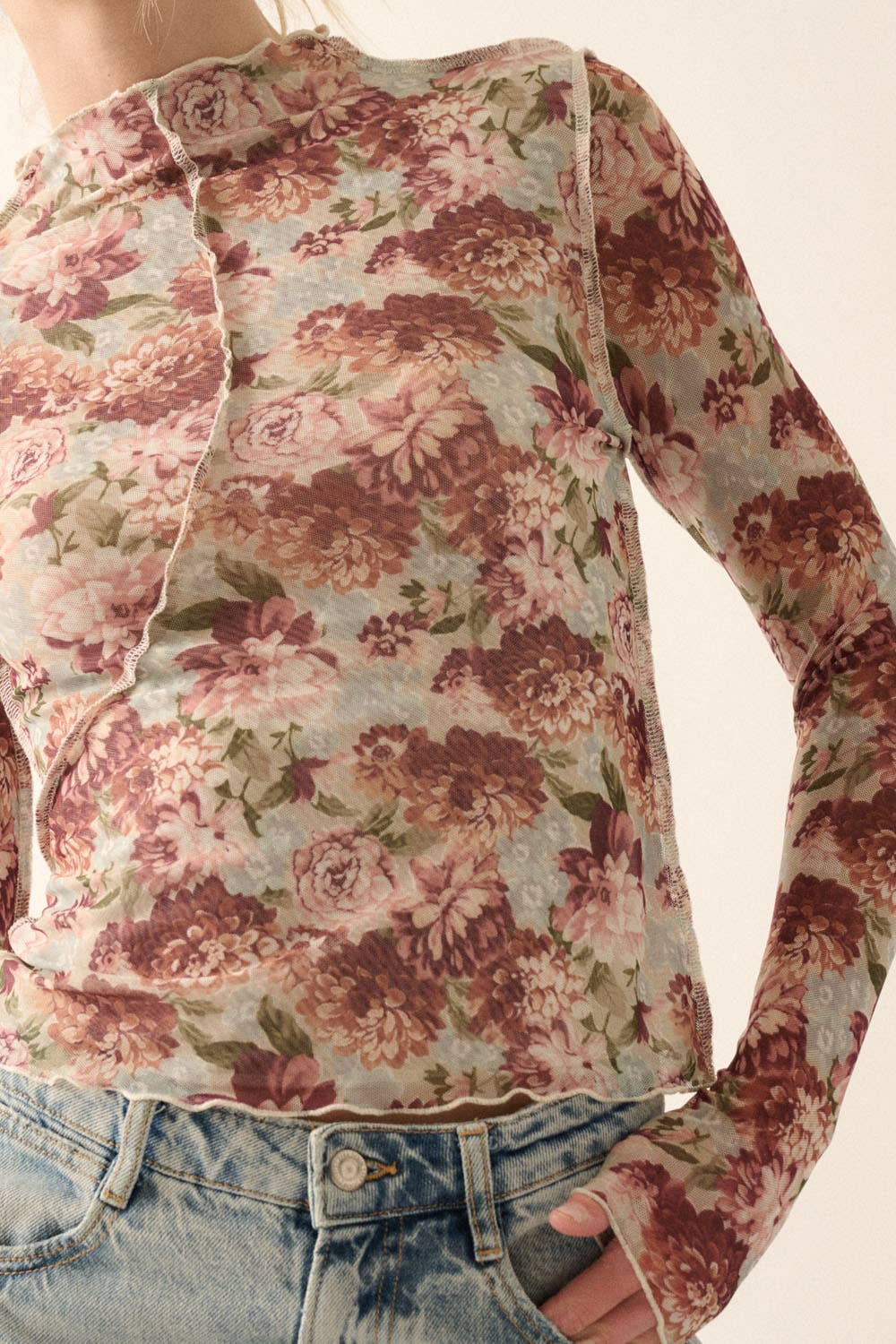 Floral Long Sleeve Top