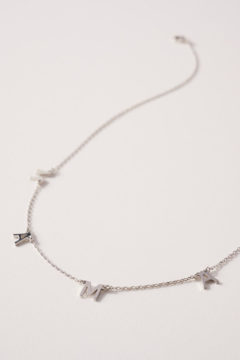 The MAMA letter necklace