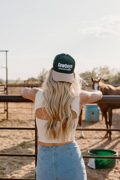 Cowboys are my love language hat