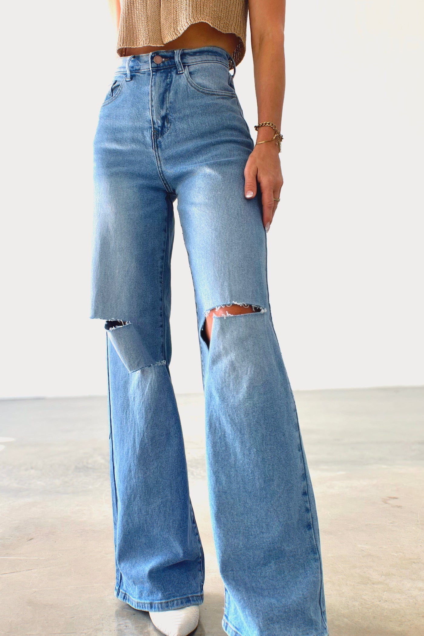 The Hailey Straight Leg Jean