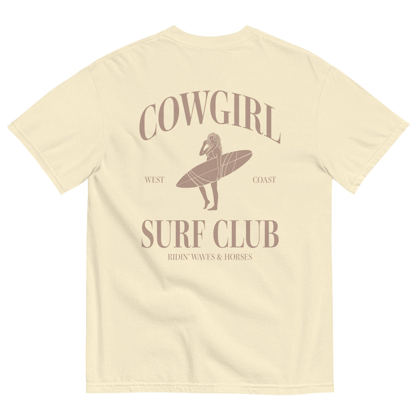 The Cowgirl Surf Club Tee in Ivory