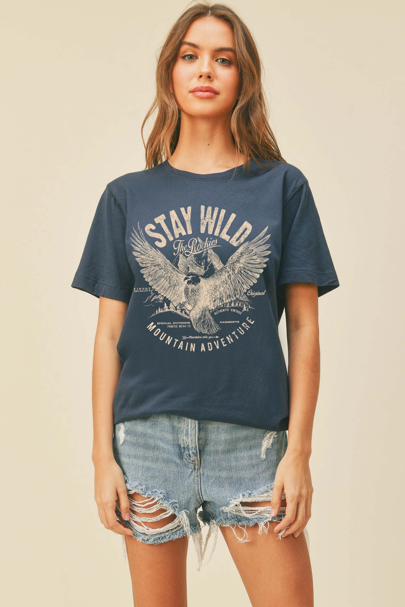 Rocky Mountains Stay Wild Graphic Tee