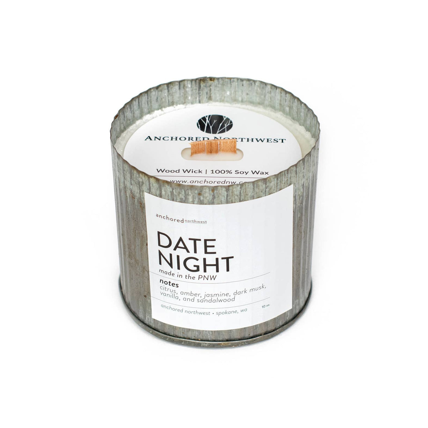 Date Night Wood Wick Soy Candle