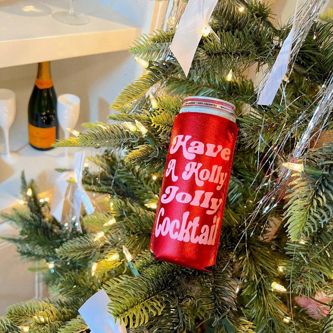 Have A Holly Jolly Cocktail Koozie